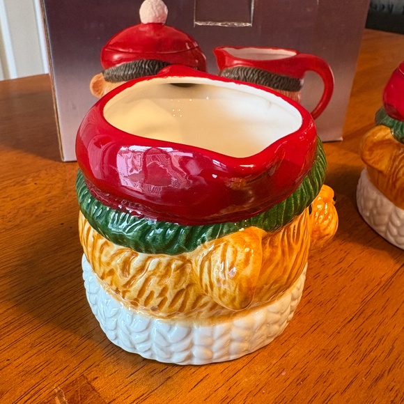 Vintage Ceramic Bear Sugar & Creamer, Excellent Condition - Picture 7 of 12